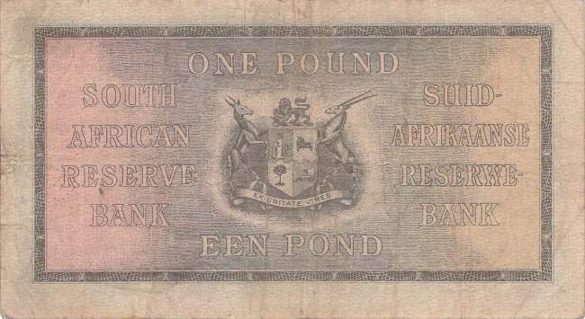 Südafrika p84e 1 Pound 1940